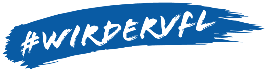 Schriftzug "#Wir der VfL"