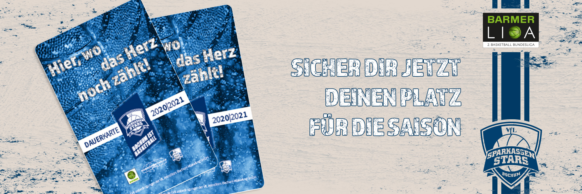 Jetzt Dauerkarten für 2020/21 sichern!