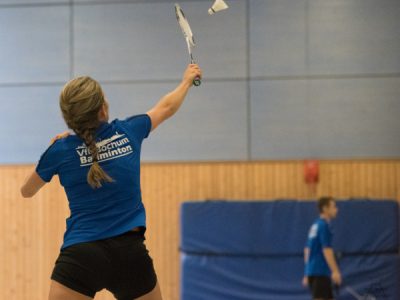 Badminton Rückhand Schlag
